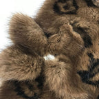 Louis Vuitton Scarf Logo Tippet Unknown Mink Brown — view 3