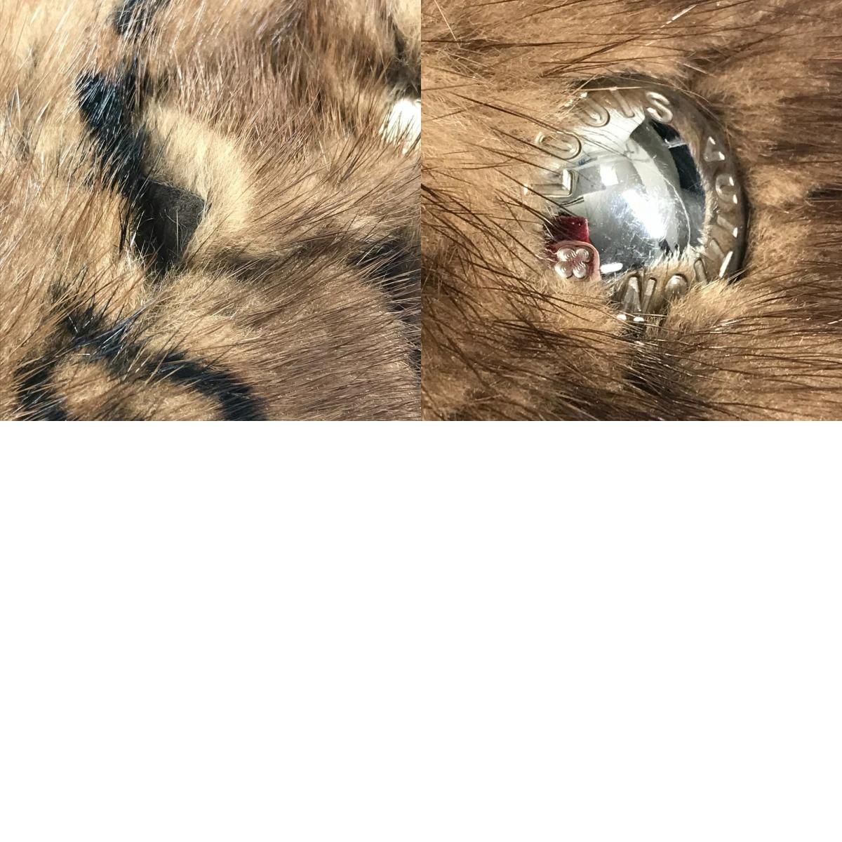 Louis Vuitton Scarf Logo Tippet Unknown Mink Brown — view 9
