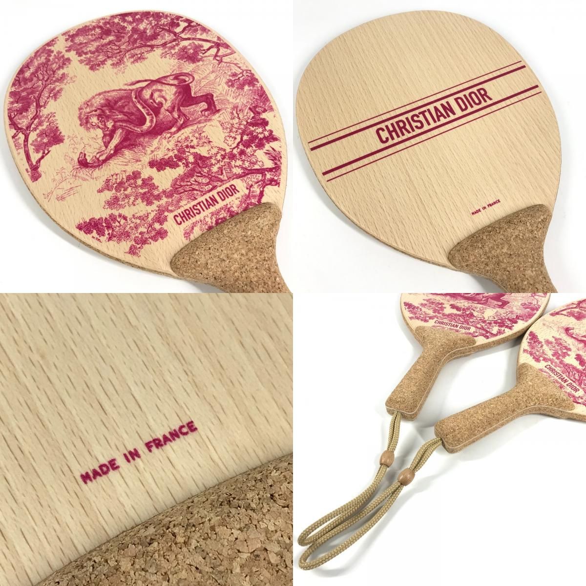 Dior Bi Chiket Set Wood Pink Shoulder Bag X Beige — view 8