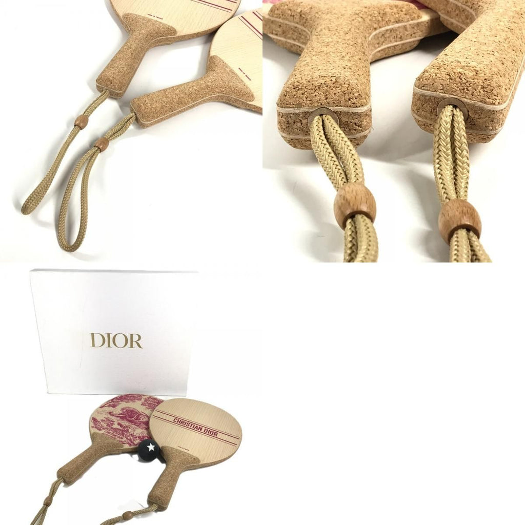 Dior Bi Chiket Set Wood Pink Shoulder Bag X Beige — view 9