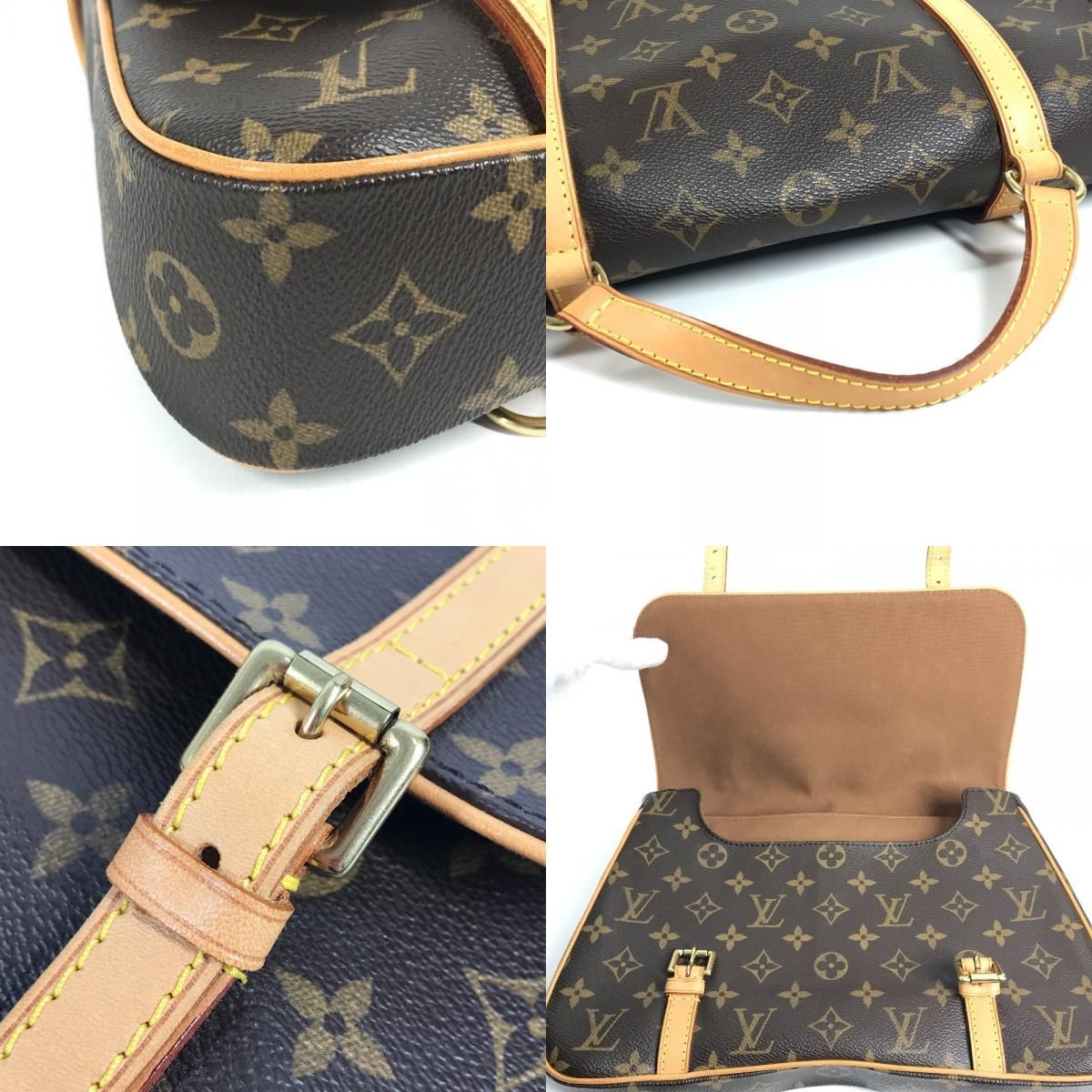 Louis Vuitton Handbag Marelle Sac a Dos Monogram Canvas Brown — view 7