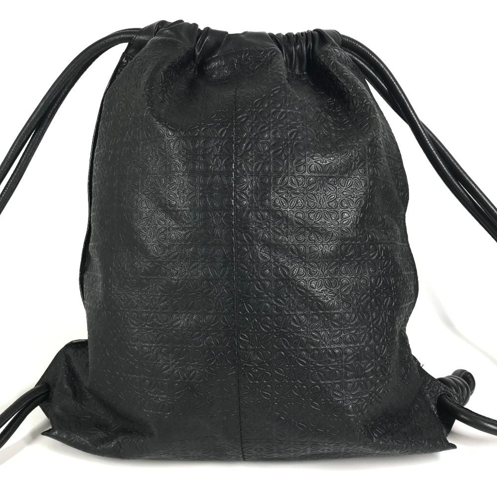 Loewe Backpack Anagram Yago All Over Pattern Leather Black — view 2