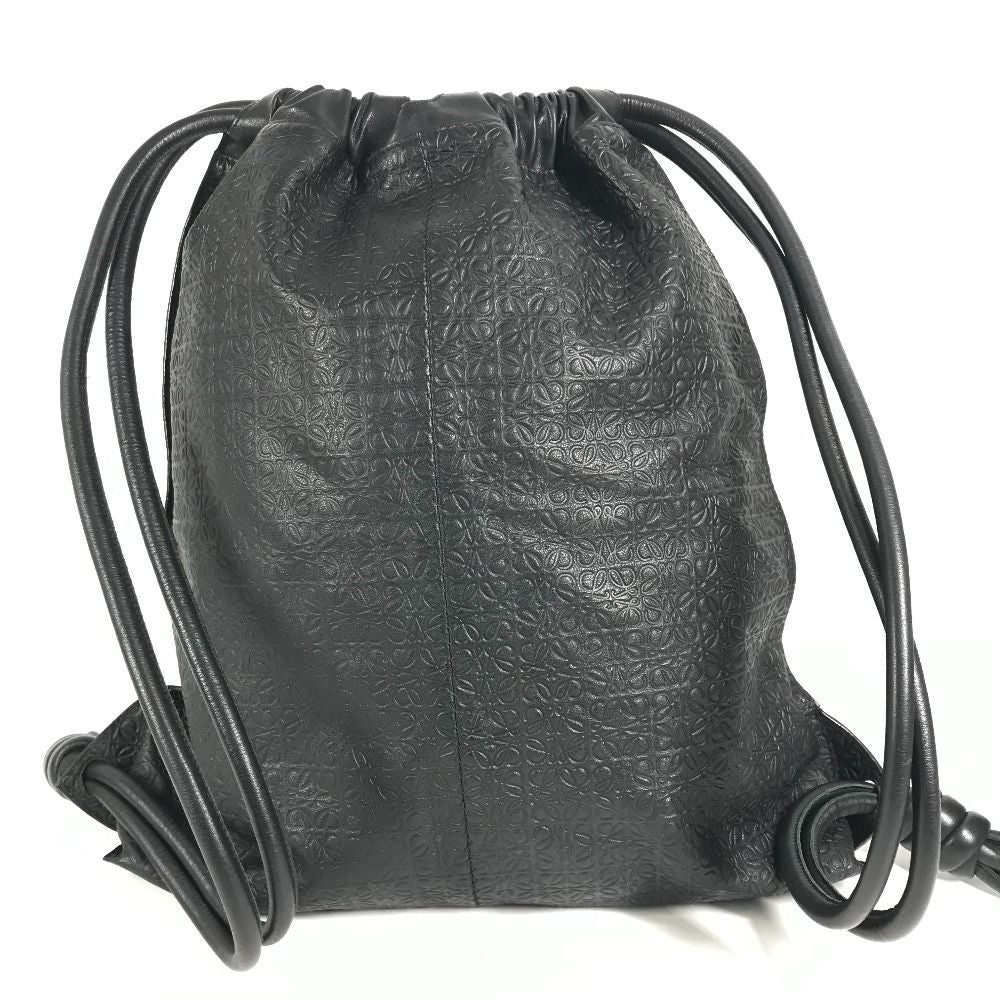 Loewe Backpack Anagram Yago All Over Pattern Leather Black — view 3