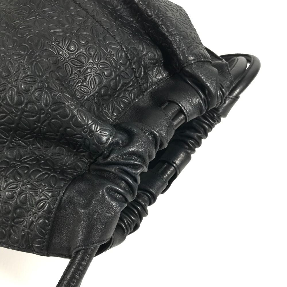 Loewe Backpack Anagram Yago All Over Pattern Leather Black — view 7