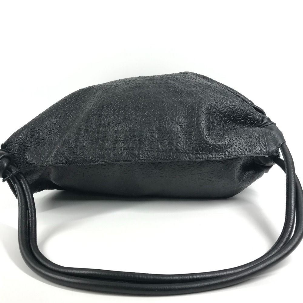 Loewe Backpack Anagram Yago All Over Pattern Leather Black — view 5