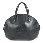 Hermes Handbag Ile de Veau Leather Black — view 2