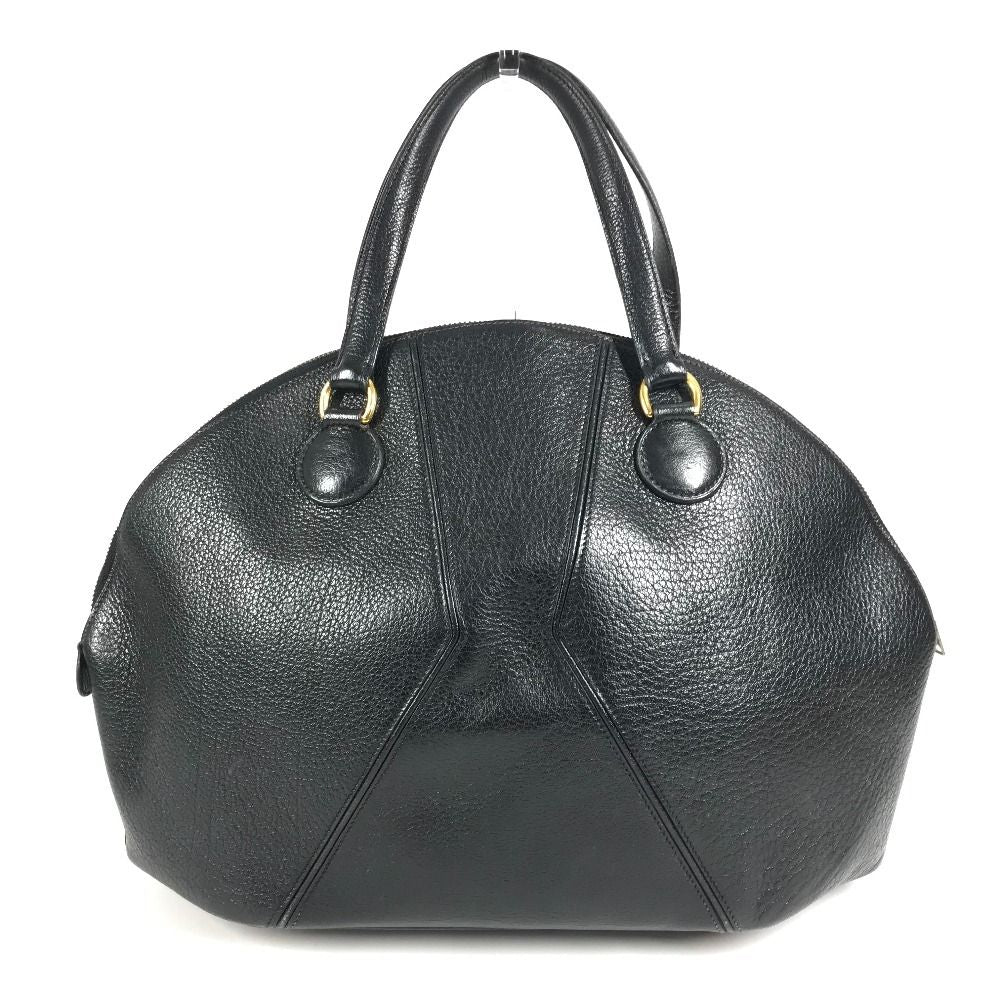 Hermes Handbag Ile de Veau Leather Black — view 2