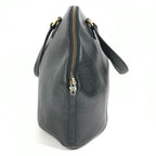 Hermes Handbag Ile de Veau Leather Black — view 4