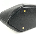 Hermes Handbag Ile de Veau Leather Black — view 7