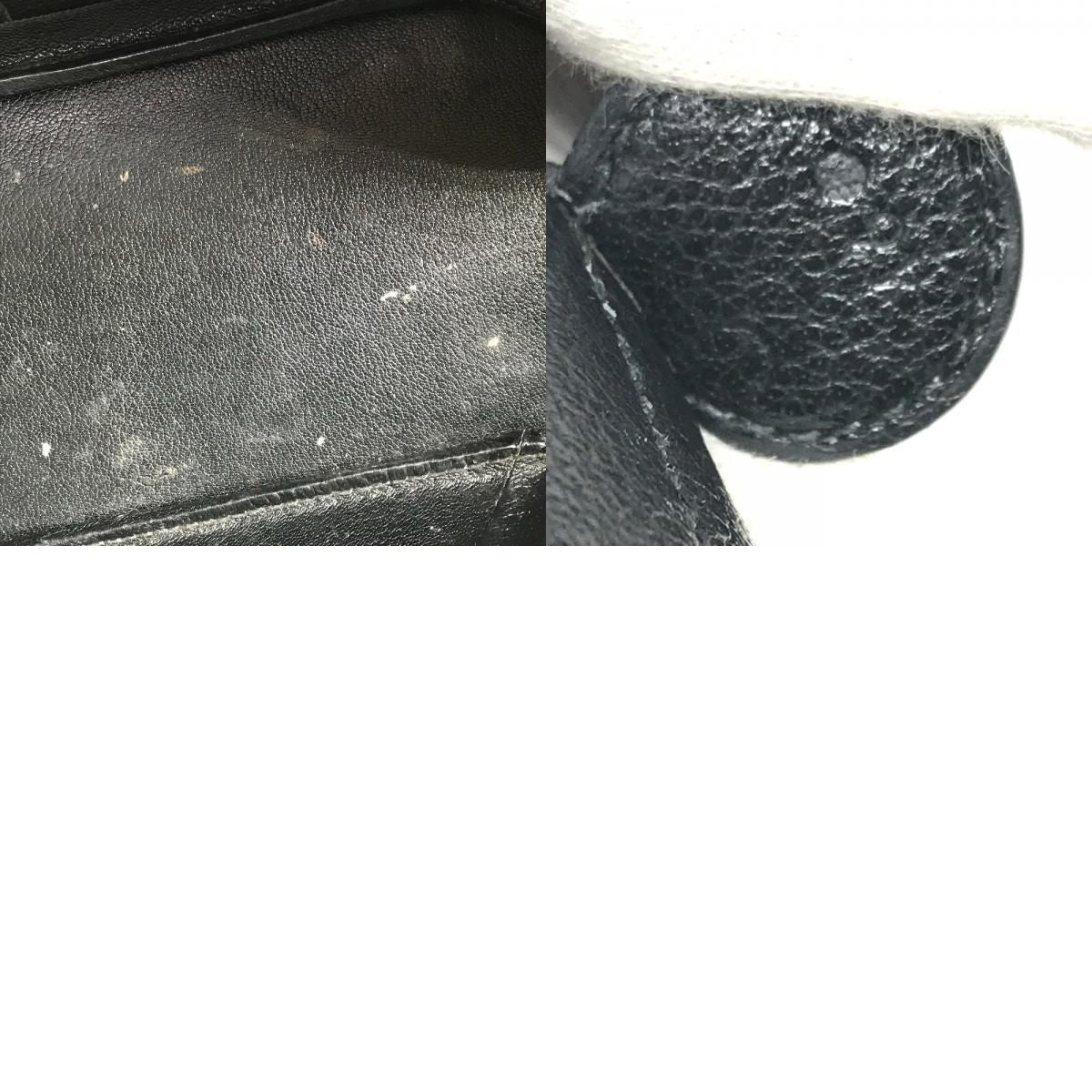 Hermes Handbag Ile de Veau Leather Black — view 9