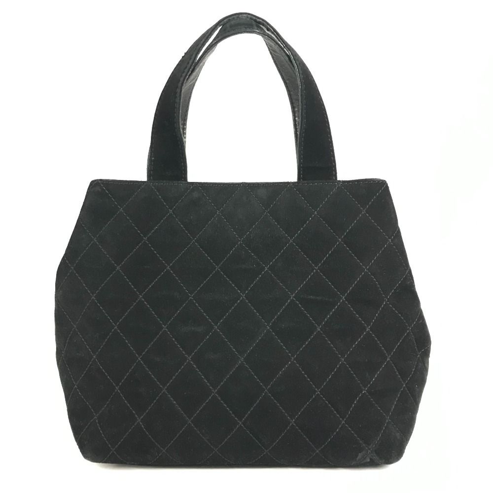 Chanel Handbag CC Logo Suede Black — view 2