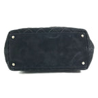 Chanel Handbag CC Logo Suede Black — view 5