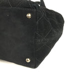 Chanel Handbag CC Logo Suede Black — view 6