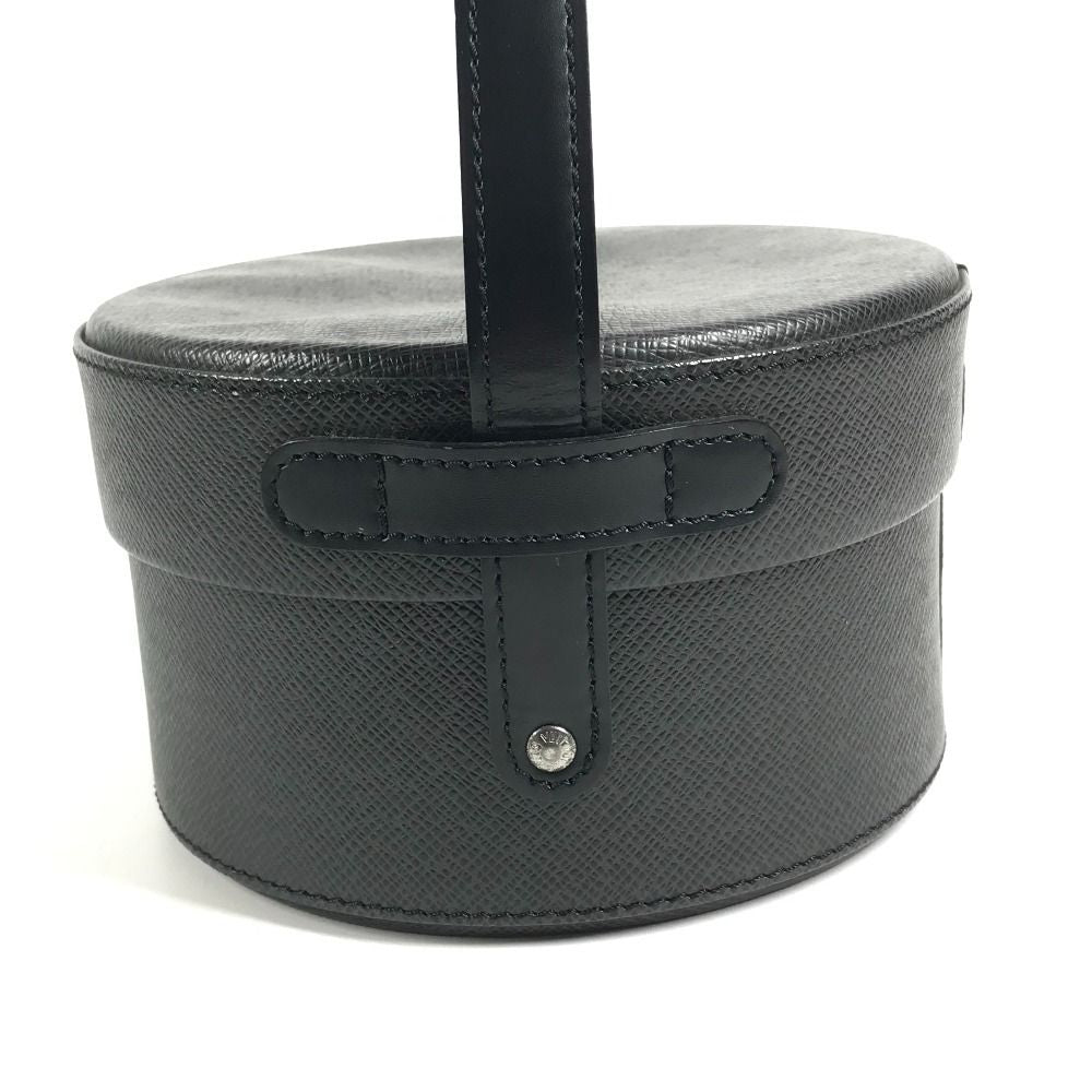 Louis Vuitton Handbag Brown Box Bag Taiga Leather Ardoise Black — view 4