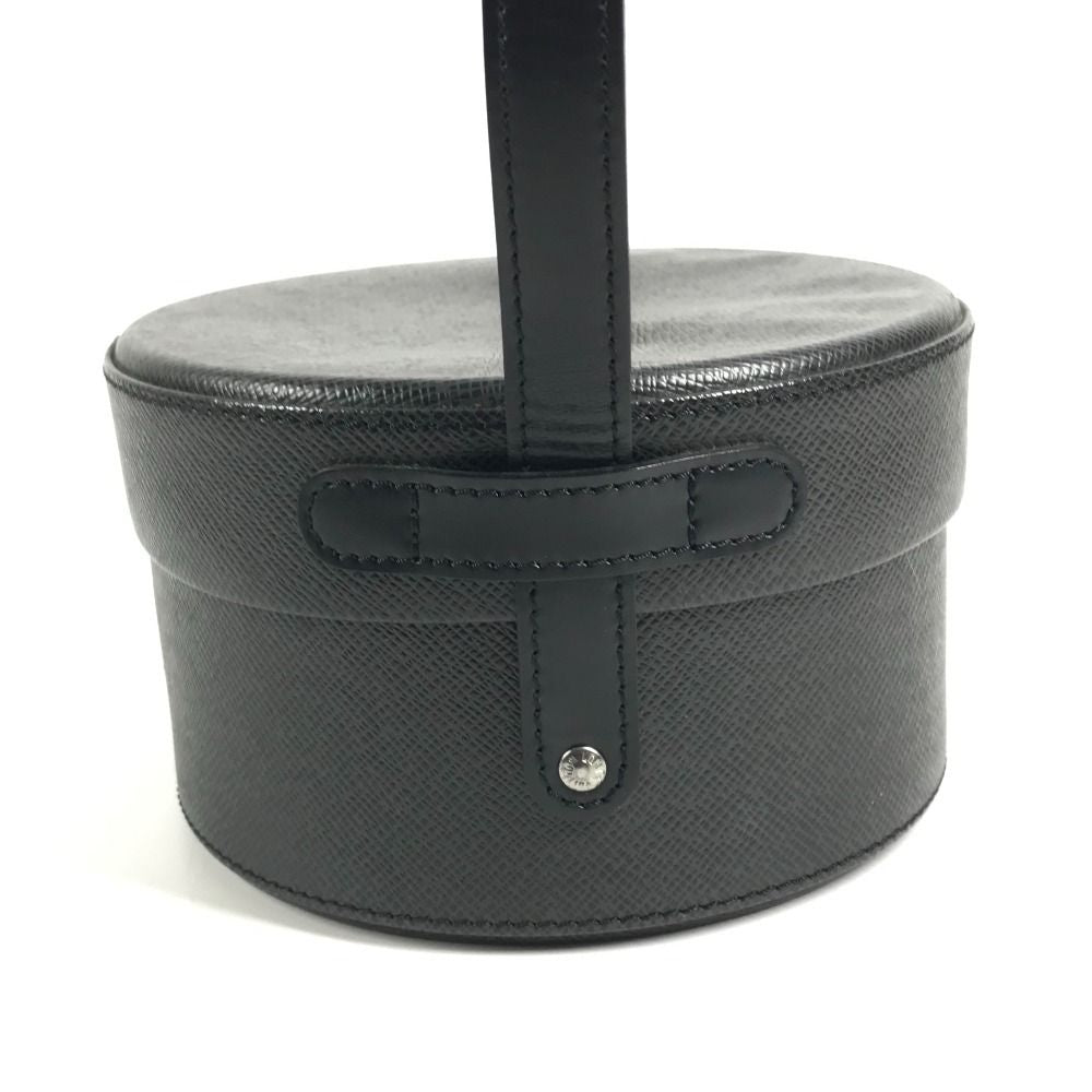 Louis Vuitton Handbag Brown Box Bag Taiga Leather Ardoise Black — view 3