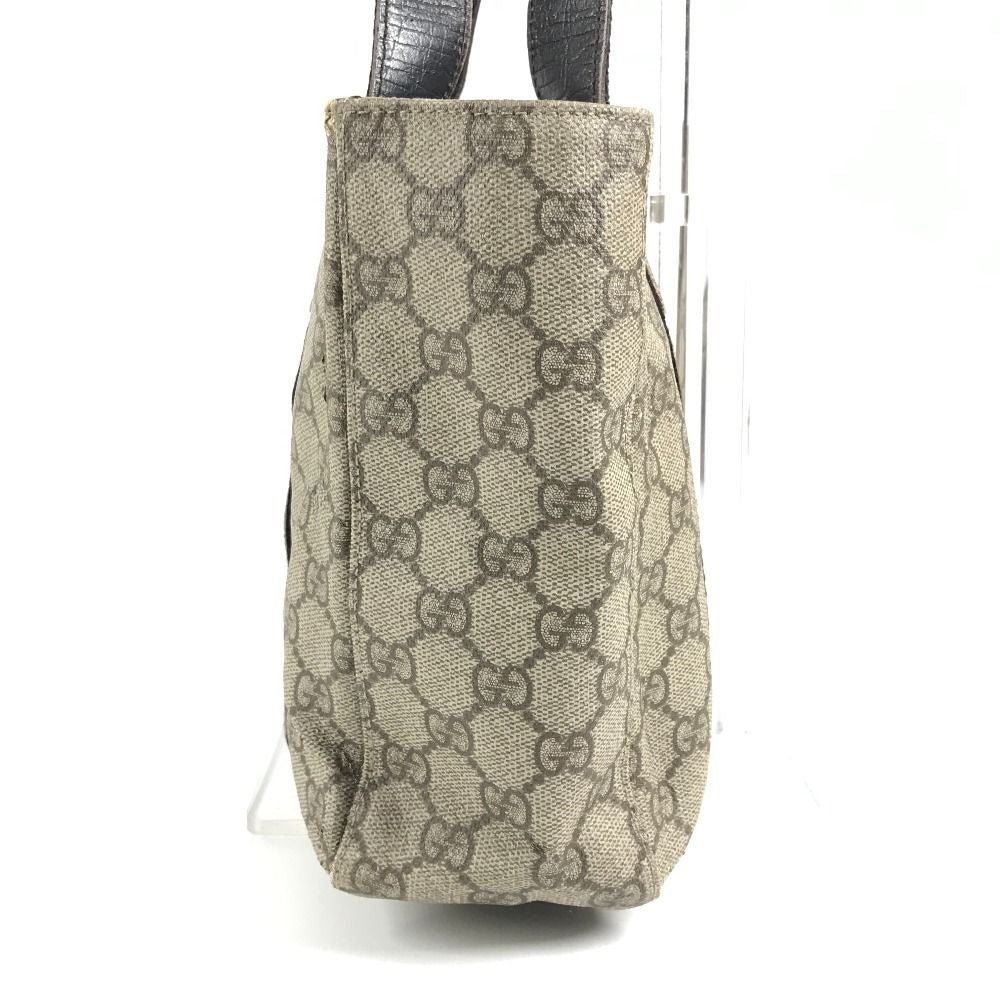 Gucci Handbag Logo GG Supreme Canvas Beige — view 3