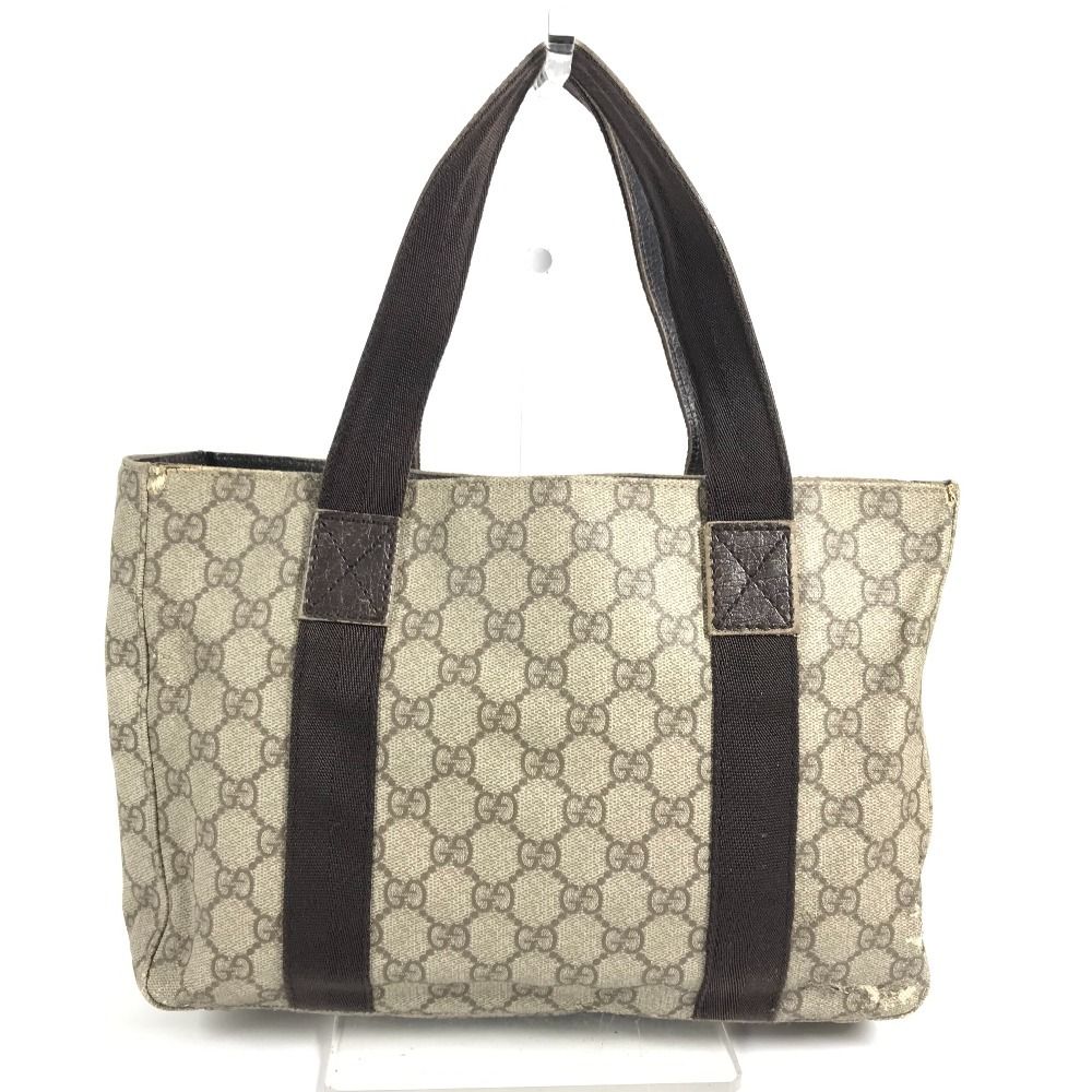 Gucci Handbag Logo GG Supreme Canvas Beige — view 2