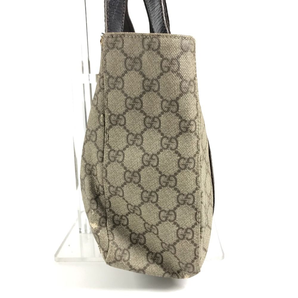 Gucci Handbag Logo GG Supreme Canvas Beige — view 4