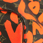 Louis Vuitton Shoulder Bag Neverfull GM Monogram Graffiti Orange Brown — view 6