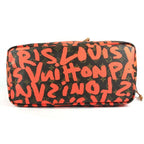 Louis Vuitton Shoulder Bag Neverfull GM Monogram Graffiti Orange Brown — view 5
