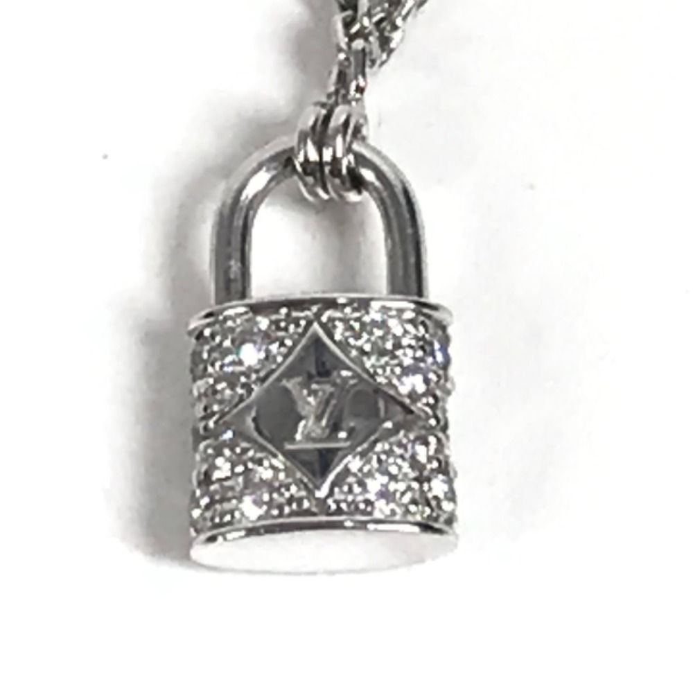 Louis Vuitton Necklace Pendentif Lockit XS Diamond Silver — view 2