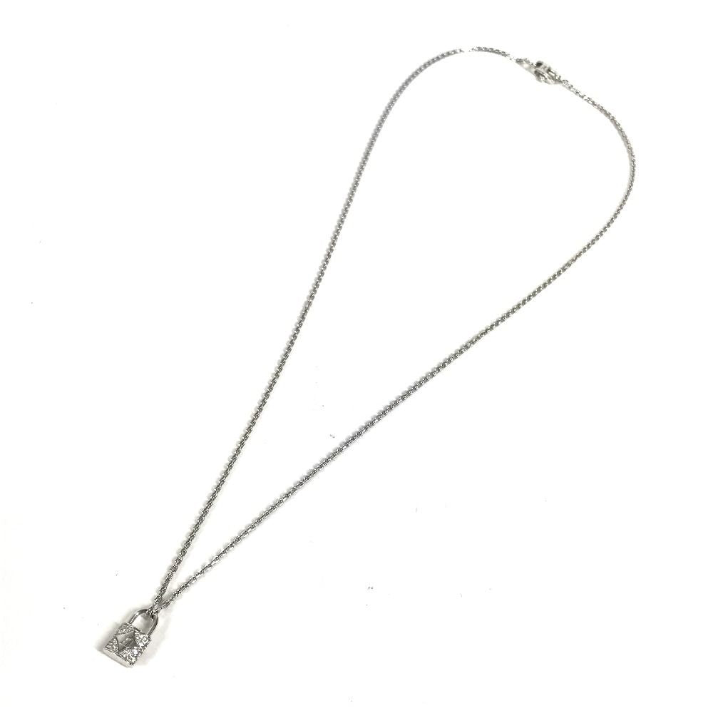 Louis Vuitton Necklace Pendentif Lockit XS Diamond Silver — view 4