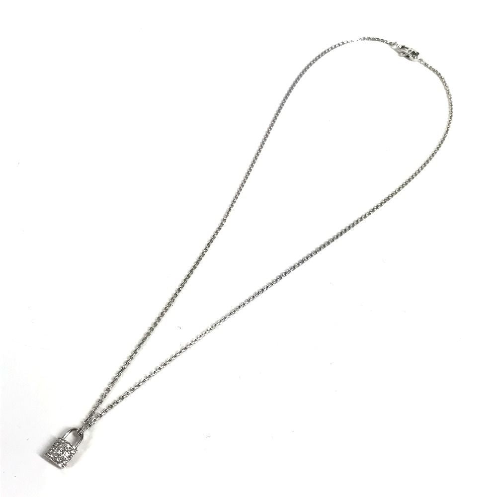 Louis Vuitton Necklace Pendentif Lockit XS Diamond Silver — view 5