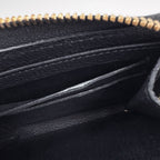 Louis Vuitton Zippy Coin Purse Zip Around Card Case Monogram Noir Black — view 6