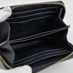 Louis Vuitton Zippy Coin Purse Zip Around Card Case Monogram Noir Black — view 7