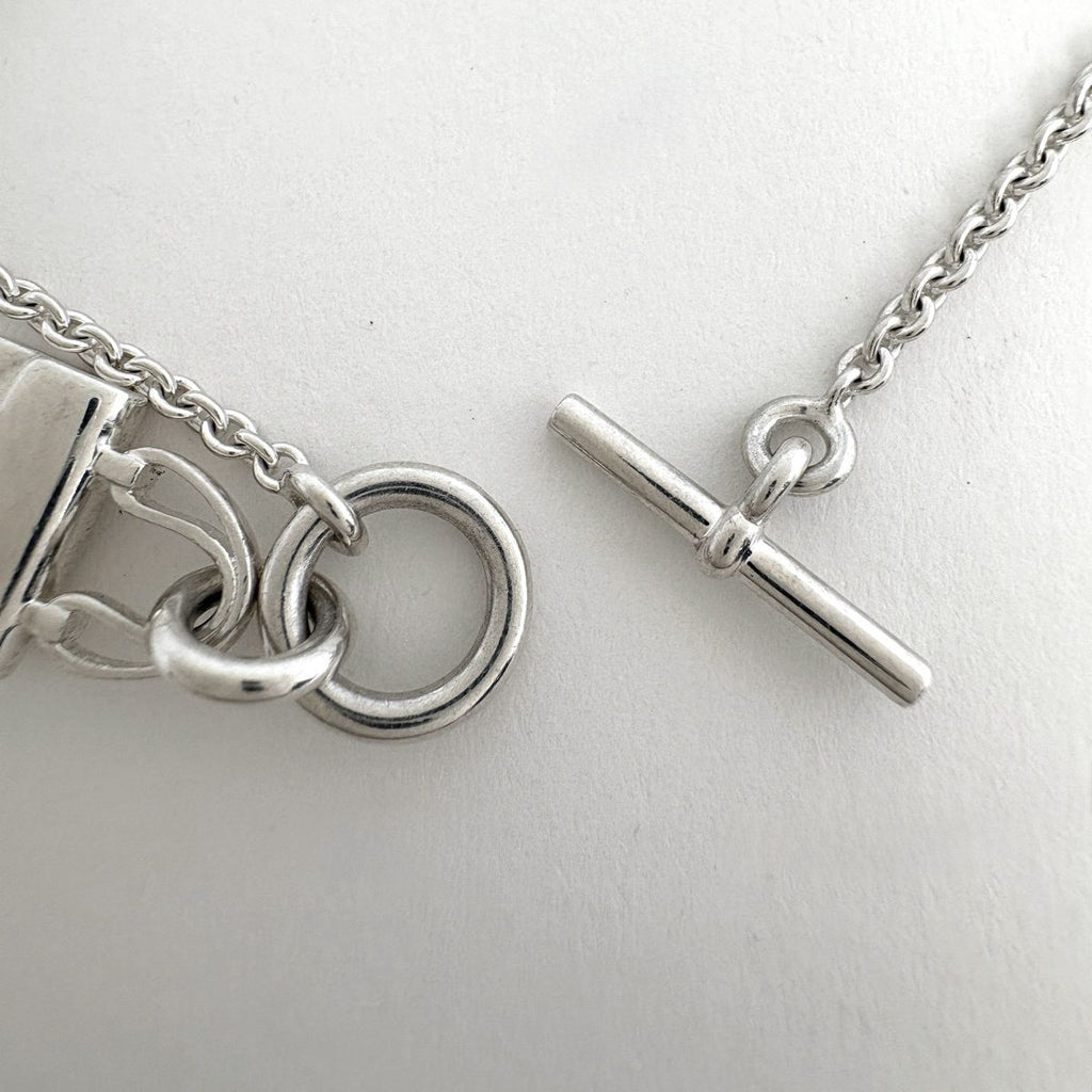 Hermes Amulet Constance Necklace Silver — view 3
