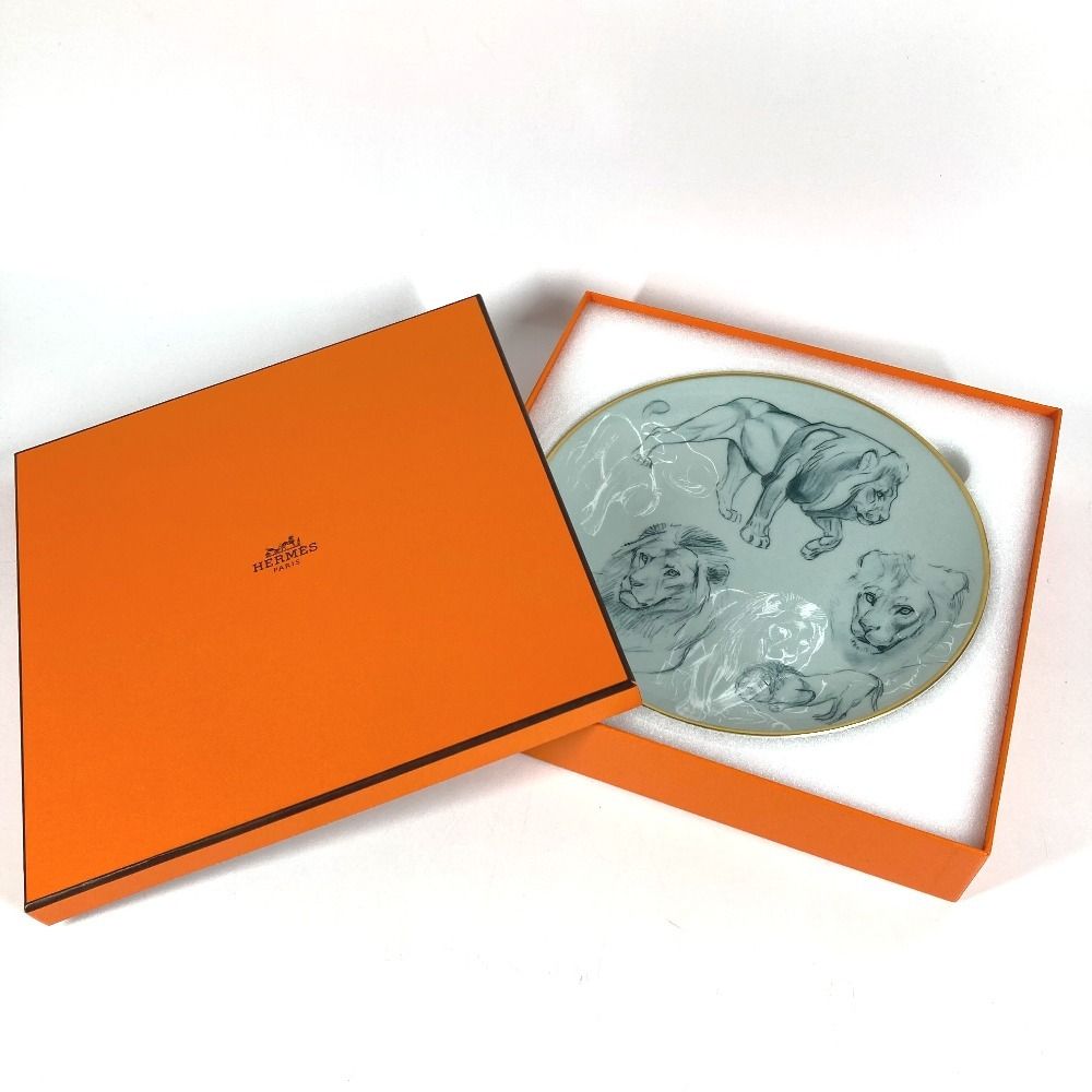 Hermes Plate Equator Sketch Ceramic Green Shoulder Bag — view 5