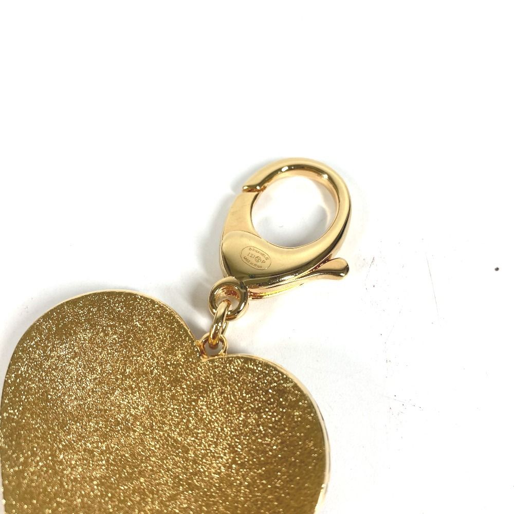 Chanel Key Holder Heart CC Logo Denim Metal Blue — view 5
