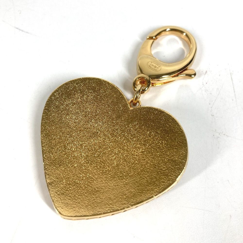 Chanel Key Holder Heart CC Logo Denim Metal Blue — view 6