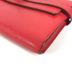 Hermes Wallet Kelly Chevre Red — view 6