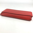 Hermes Wallet Passan Long Leather Red — view 6