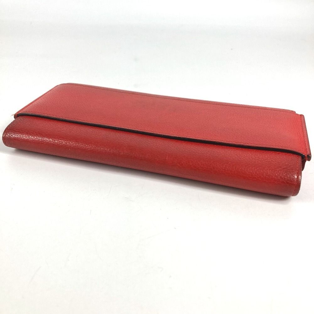 Hermes Wallet Passan Long Leather Red — view 6