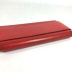 Hermes Wallet Passan Long Leather Red — view 4