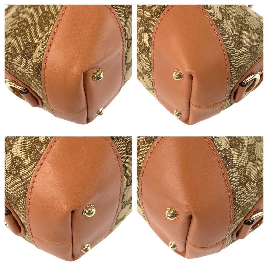 Gucci Horsebit Beige Pink GG Canvas 2-Way Shoulder Bag — view 4