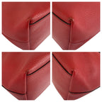 Gucci Interlocking Red Gold Leather Tote — view 4