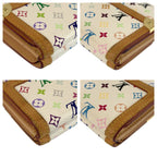 Louis Vuitton Multicolor Porte Monnaie Billets Cult Cles Fold Wallet Compact Bron White — view 5