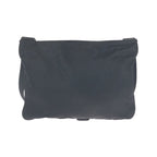 Prada Tessuto Black Silver Nylon Shoulder Bag — view 2