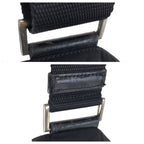 Prada Tessuto Black Silver Nylon Shoulder Bag — view 4