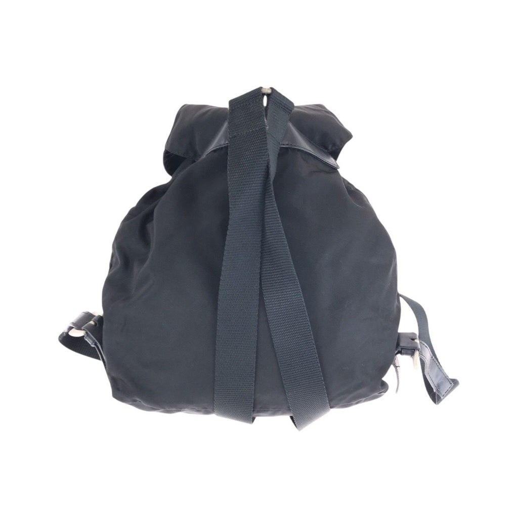 Prada Tessuto Black Silver Nylon Backpack — view 2