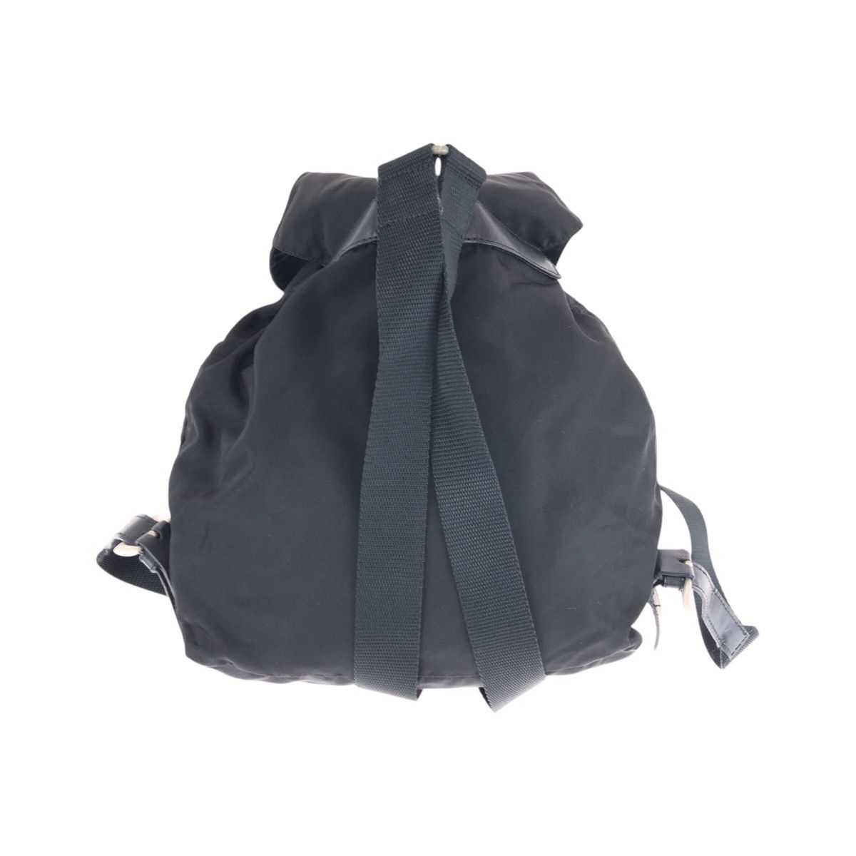 Prada Tessuto Black Silver Nylon Backpack — view 2