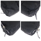 Prada Tessuto Black Silver Nylon Backpack — view 3