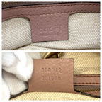 Gucci Soho Interlocking Pink Gold Chain Shoulder Bag Tote — view 3