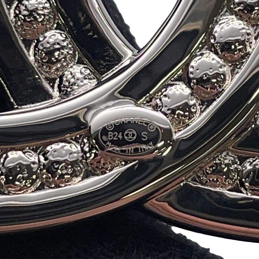 Chanel Brooch CC Logo Rhinestone Faux Pearl — view 9
