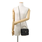 Chanel Chain Shoulder Bag Quilted CC Logo Faux Pearl Lambskin — view 5