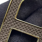 Hermes Brooch Chaine D'ancre Ethane Silver Epsom — view 5