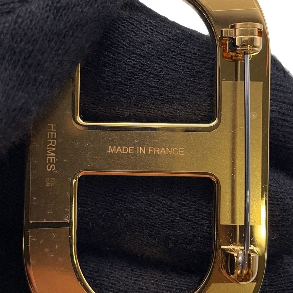Hermes Brooch Chaine D'ancre Ethane Silver Epsom — view 9